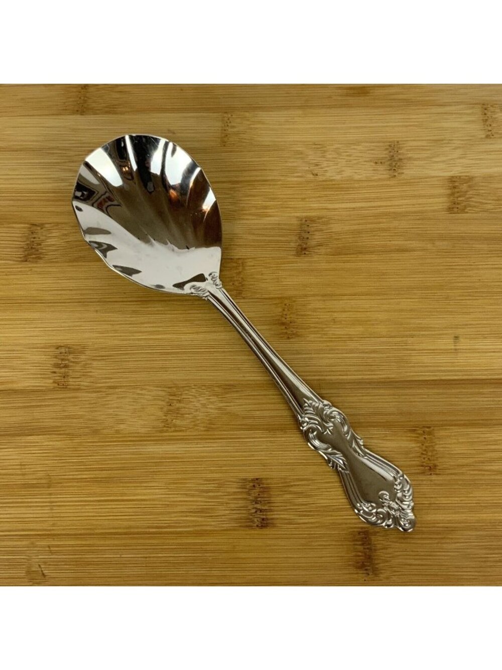 Reed and Barton Duchess Of Marlborough Solid Shell Casserole Spoon Stainless